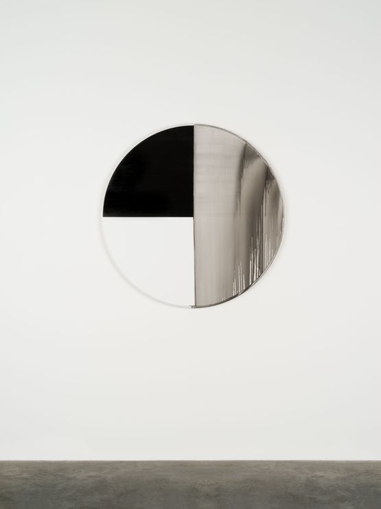 Exposed Painting - Lamp Black by Callum Innes contemporary artwork Painting