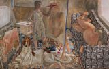 All Be Your Mirror by Elizabeth Malaska contemporary artwork painting drawing