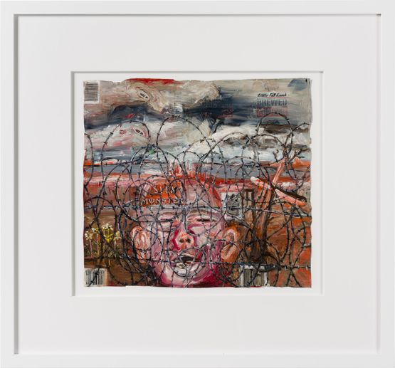 sick monster by Fiona Hall contemporary artwork Painting