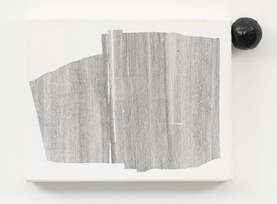 Timelines with Black Ball by Bart Stolle contemporary artwork Painting