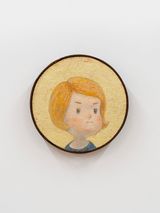 A Girl amidst the Golden Background by Otani Workshop contemporary artwork painting