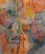 As she whispers by Chelsea Young contemporary artwork painting