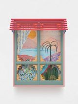 Sombra de dia Casita series by Sol Calero contemporary artwork painting