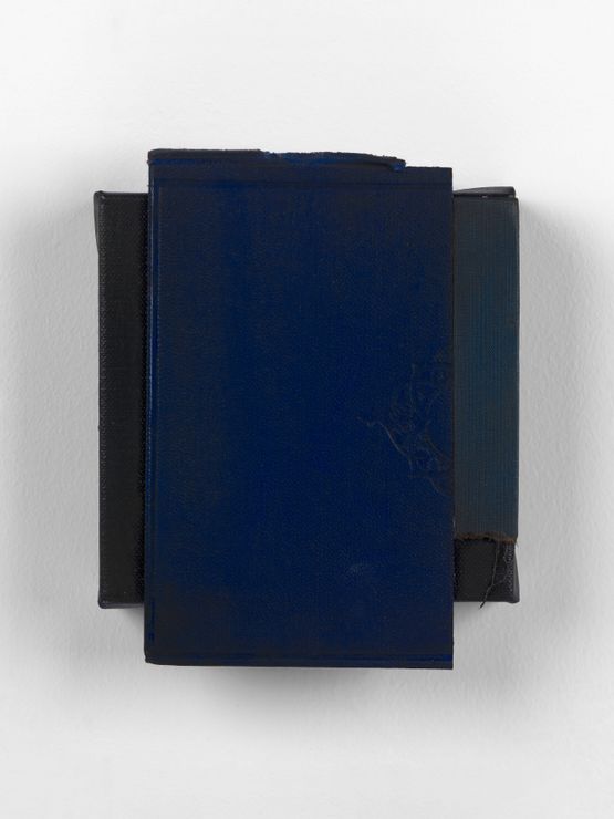 Blue over black by Sam Lock contemporary artwork Mixed Media