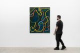 Lawn by Bruno Dunley contemporary artwork painting works on paper