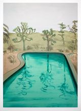 Desert Pool by Salomon Huerta contemporary artwork painting