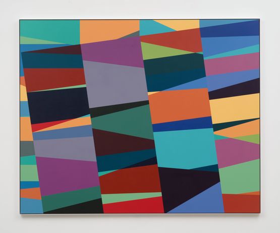 Home by Odili Donald Odita contemporary artwork Painting