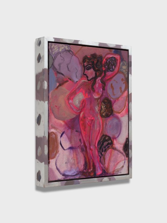 Untitled Greco-Roman Silver Rock Grotto by Amy Bessone contemporary artwork Painting