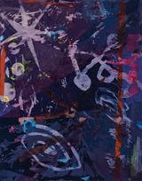 Hey from the Noosphere by Mary Ramsden contemporary artwork painting