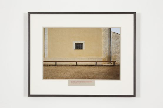 A lespere  Terrain de petanque au Cailar by Sophie Calle contemporary artwork Photography