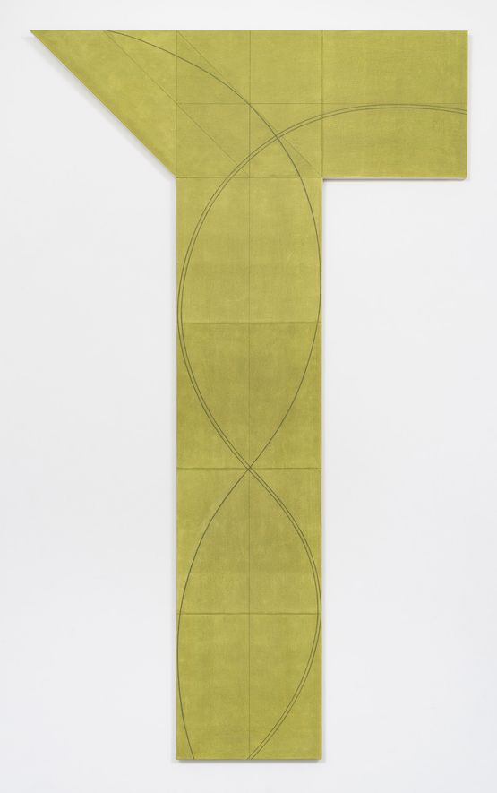 Column Structure VI by Robert Mangold contemporary artwork Painting