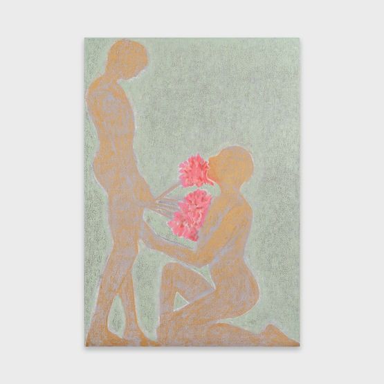 Peonies by Francesco Clemente contemporary artwork Painting