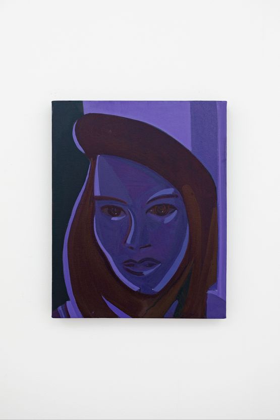 Blue in Violet by Spencer Sweeney contemporary artwork Painting