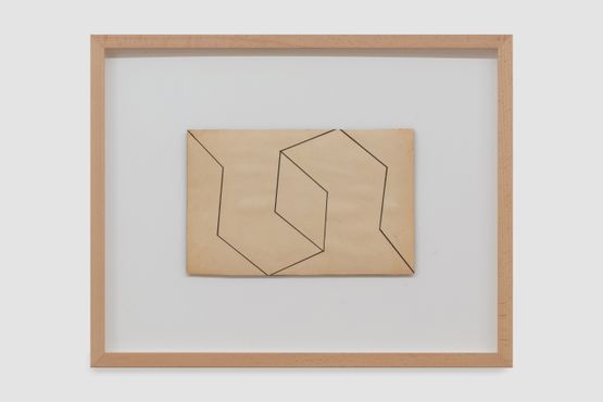 Study for Planos em Superficie Modulada by Lygia Clark contemporary artwork Works on Paper