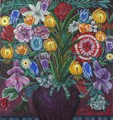 Die vergangliche Pracht 6 Die Vielfarbigen by Hartmut Neumann contemporary artwork painting