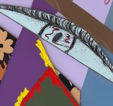 Tete de Femme 11 by Mickalene Thomas contemporary artwork painting