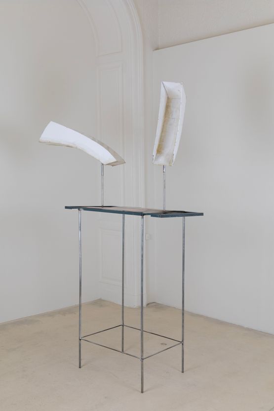 Half Sculpture  Hovering Fragments by Rudolf Polanszky contemporary artwork Sculpture