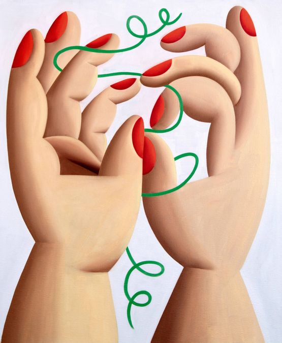 El cordon verde by Juan De La Rica contemporary artwork Painting