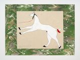Bighead High Up by Wendy Red Star contemporary artwork drawing painting works on paper