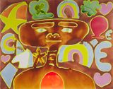 Lucky Charms are Magically Delicious by Katherine Bernhardt contemporary artwork print