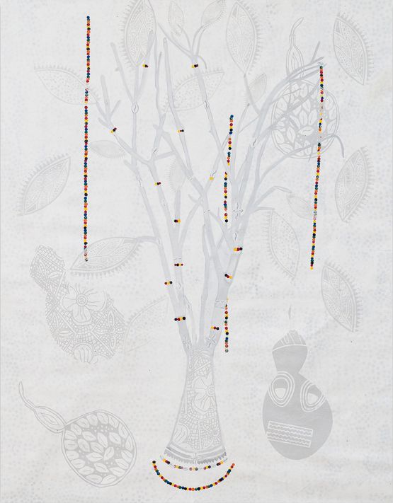 Iroko Mariwo series by Alberto Pitta contemporary artwork Painting