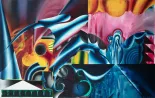 Delphis by Sebastian Gogel contemporary artwork Painting