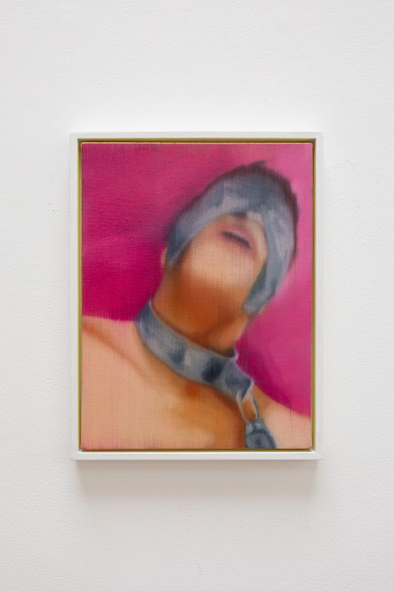 Collar and Duct Tape by William E. Jones contemporary artwork Painting