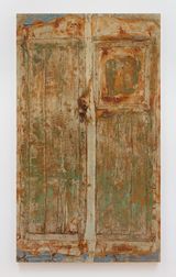 Puerta Chimida verde by Heidi Bucher contemporary artwork mixed media