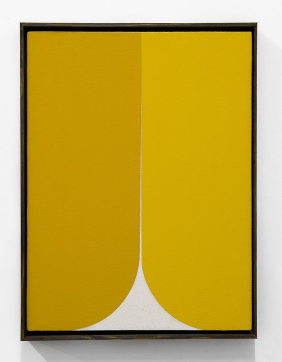 Yellow 1 by Johnny Abrahams contemporary artwork Painting