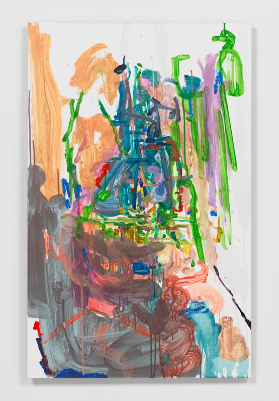 Inside the Links II by Hayley Tompkins contemporary artwork Painting
