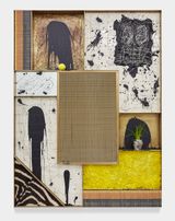 Untitled Microphone Sculpture by Rashid Johnson contemporary artwork mixed media