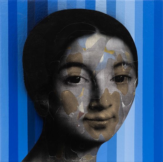 Dazzle Hallucination  Disintegration by Mircea Suciu contemporary artwork Painting