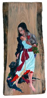 Yamauba Mountain Witch by Okamoto Ellie contemporary artwork painting