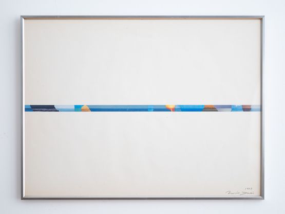 Horizontal Line No.2  No.2 by Norio Imai contemporary artwork Works on Paper
