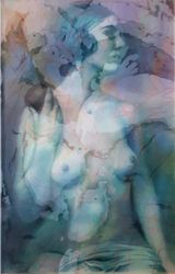 La mala by Sandra Del Pilar contemporary artwork painting