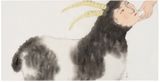Song of Songs No. 46 - Auspicious Beast 1 by Peng Wei contemporary artwork painting works on paper