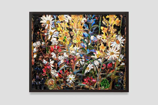 Wild Flowers after Tom Thomson Repro series by Vik Muniz contemporary artwork Print