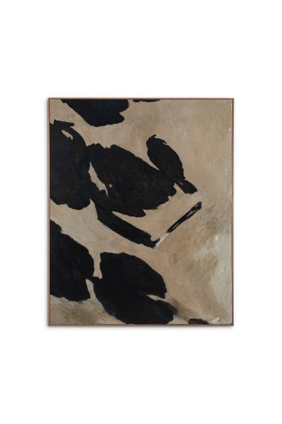 Black White Ultramarine by Nuria Maria contemporary artwork Painting