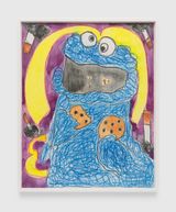Untitled by Katherine Bernhardt contemporary artwork painting print works on paper