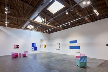 Contemporary art exhibition Mary Heilmann Memory Remix at Hauser  Wirth Los Angeles United States