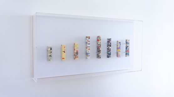 8 bit FATE by Three contemporary artwork Sculpture