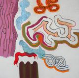 Aspect by Harold Cohen contemporary artwork painting works on paper