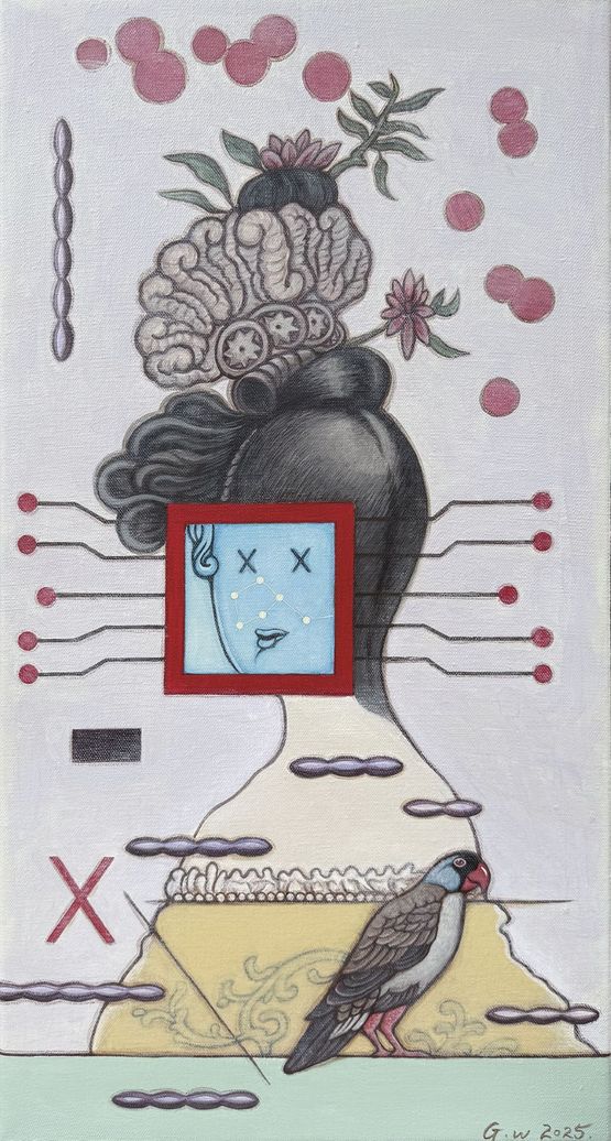 Layered Imagery no. 4 by Guan Wei contemporary artwork Painting