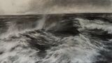 Sea state force force 8 Southerly veering south-westerly by Janette Kerr contemporary artwork drawing works on paper