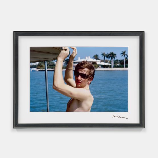 Ringo aboard the Southern Trail Miami 14 February 1964 by Paul Mccartney contemporary artwork Print