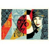 Raise the Level by Shepard Fairey contemporary artwork print works on paper