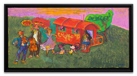 Untitled 7 by Archie Rand contemporary artwork Painting