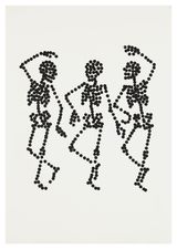 Dance to Dust Drawings 17 by Carlos Amorales contemporary artwork works on paper