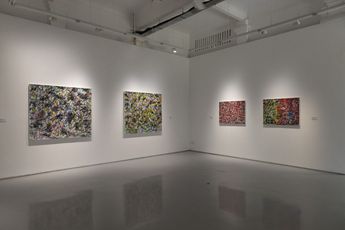 Contemporary art exhibition Choy Weng Yang COLOURS OF EMOTIONS at The Columns Gallery Singapore