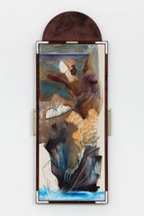 Les masques tombent by Thomias Radin contemporary artwork drawing painting